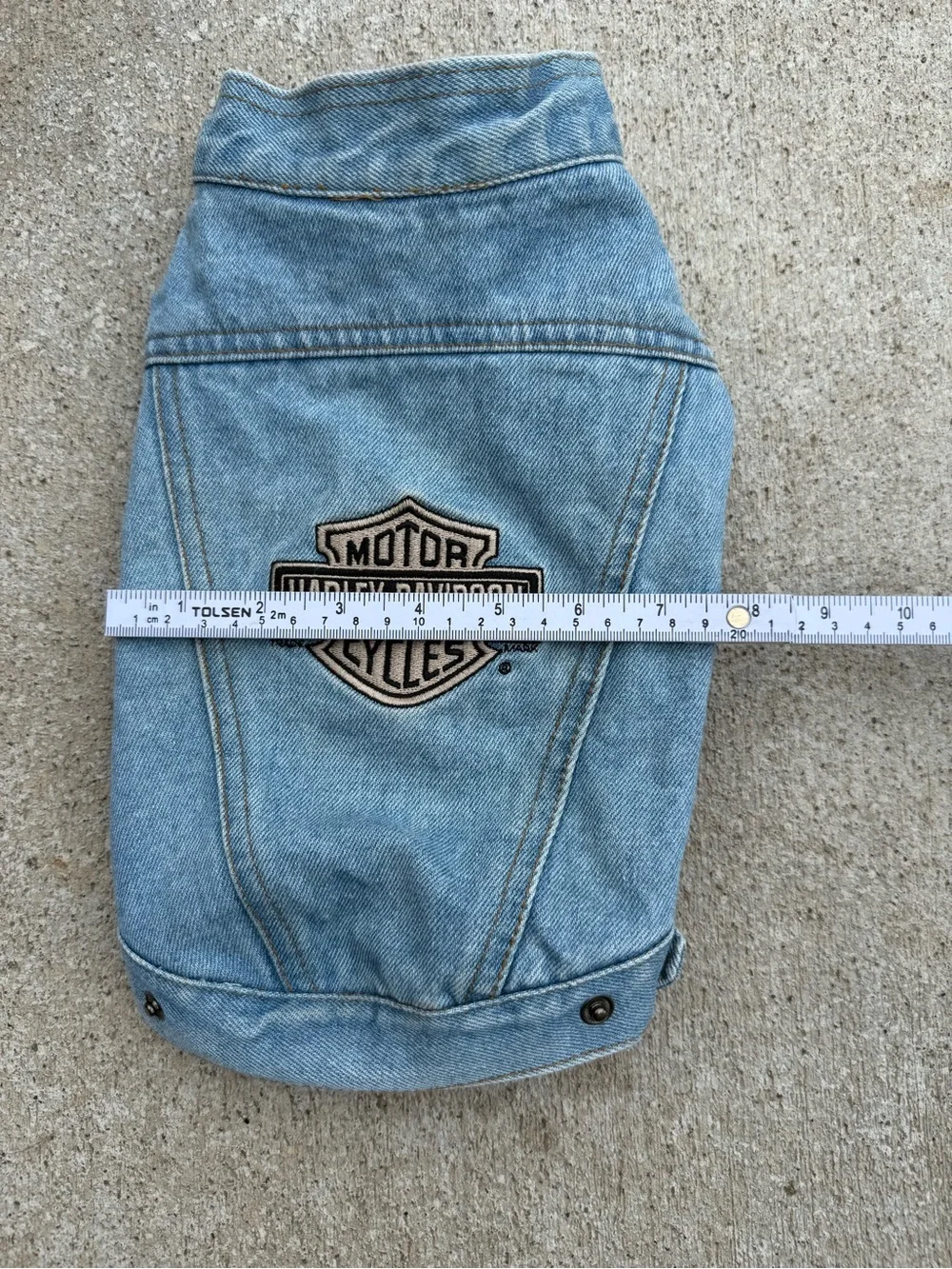 Harley-Davidson Denim Dog Vest